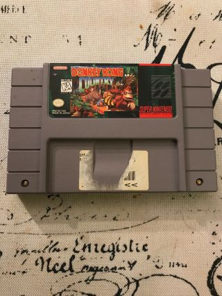 Donkey Kong Country Snes Nintendo 1994 Cartridge Only Vintage
