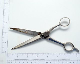 Vintage Equity Shear Co Newark Nj Swing Craft Material Metal Scissors