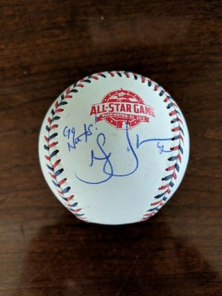 Sean Doolittle Autographed Signed 2018 All - Star Game Baseball Ball " Go Nats "