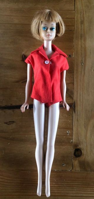 Vintage Barbie American Girl,  Bendable Legs,  Very 1965 Red Head