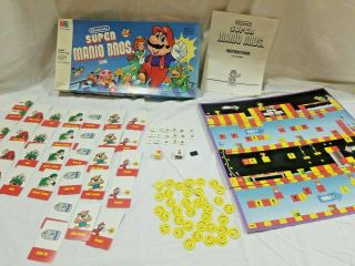 Vintage Mario Bros.  Board Game Milton Bradley Nes Nintendo 1988