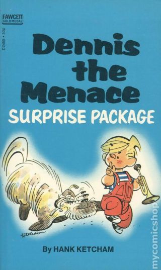 Surprise Package (good) Dennis The Menace Comic Strip Pb Fawcett D2455 1971