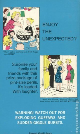 Surprise Package (Good) Dennis the Menace Comic Strip PB Fawcett D2455 1971 2