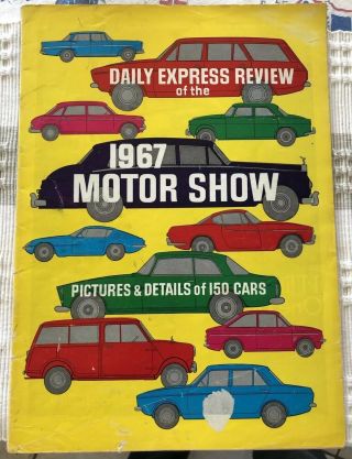 1967 Earls Court Mitor Show Daily Express Rrview Guide