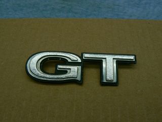 Vintage Chevy Vega Gt Emblem 9865874