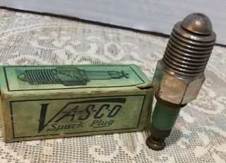 Very Rare,  Vintage “VASCO” Spark Plugs / Box 3