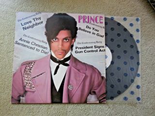 Prince Controversy Lp Vinyl,  Vintage,  1981,  Great Shape W/ Poster,
