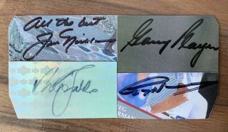 Custom Auto Card Signed By Jack Nicklaus,  Arnold Palmer,  Player,  Norman,  Faldo