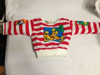 Mickey & Co.  Vtg.  J.  G.  Hook Reversible Toddler Baby Sweatshirt