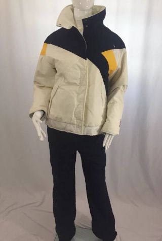 Vintage Women’s Roffe Alyeska 2 - Piece Ski Suit Bib & Jacket Set M