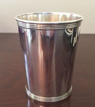 Julep Cup - Sterling Silver - No Monogram - Vintage 1950 