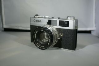 Vintage Canon Canonet Ql 19 Rangefinder 35mm Film Camera Se 45mm 1:1.  9 Lens