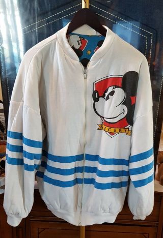 Vintage Mickey Mouse Reversible Jacket Women’s Size Large