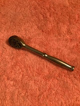 Vintage Snap - On F - 70 - M Drive Ratchet 3/8” Made In Usa 7”
