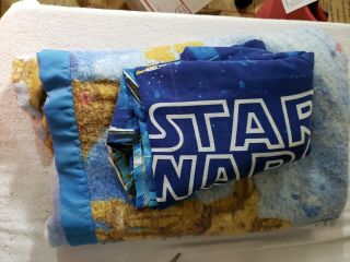 Star Wars Blanket And Bed Spread Vintage Size Twin