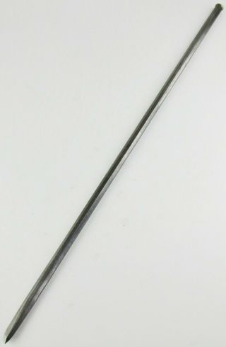 Vintage Long Shaft Steel Punch Chisel Tool 19 - 3/16 ,  Beveled End Striking Tool