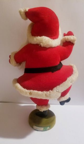 VINTAGE RUSHTON Rubber Face Plush Stuffed SANTA CLAUS Christmas 13 