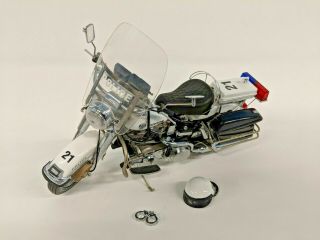 Franklin Harley - Davidson Police Edition Bike Motorcycle 1:10 Scale Saca05