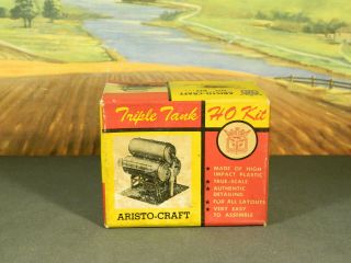 Ho Old Vintage Kit Aristo - Craft No.  V513b Triple Tank Gas Fuel Oil Storage