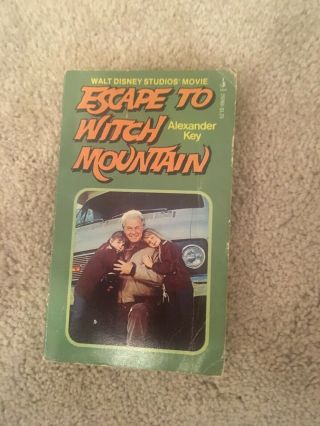 Vintage Escape To Witch Mountain Alexander Key 1976 - Disney Tie - In