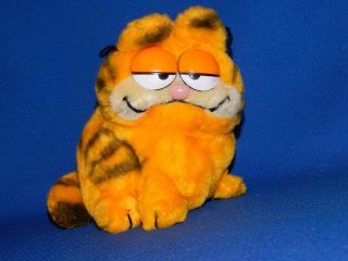 Vtg 1981 Dakin Garfield Cat 6 " Sitting Plush Toy Stuffed Animal