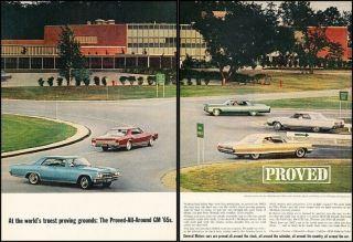 1965 Chevrolet Cadillac Buick Gm Vintage Advertisement Print Art Car Ad J338