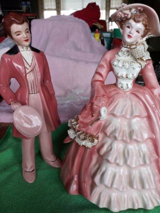 Florence Ceramic Charmaine And Rhett Pink Vintage