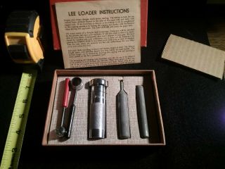 Vintage Lee Loader Reloading Tools For Shotgun Shells 20 Gauge 2 - 3/4 " W/box