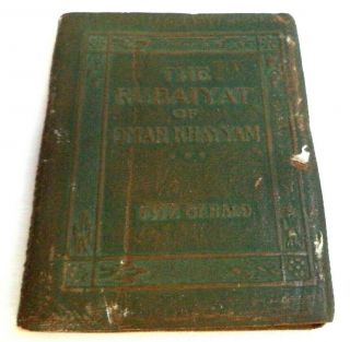 Antique The Rubaiyat Of Omar Khayyam F Gerald Little Leather Library Book