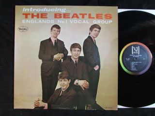 The Beatles Introducing Vee Jay Vjlp 1062 (rainbow/above Spindle) Vintage Lp