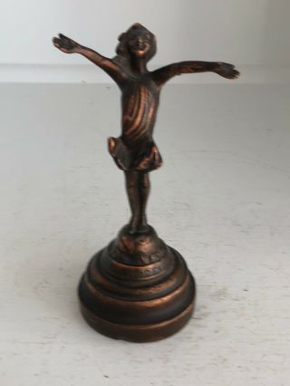 Vintage The Good Fairy Statue By Jessie Mccutcheon Raleigh Nelson Copper Resin