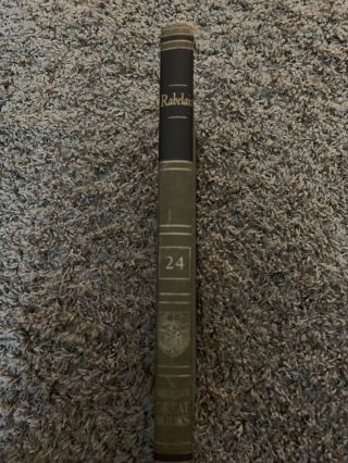 Rabelais Volume 24 Britannica Great Books Of The Western World 1952