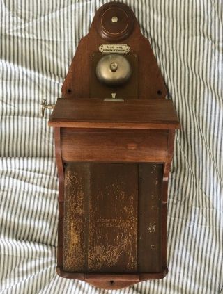 Danish Antique Wall Phone - Jydsk Telephone Limited Compay