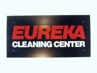 Vintage Eureka Vacuum Cleaner Dealer Store Display Sign