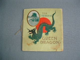 1904 Barney Oldfield Peerless Green Dragon Auto Record Souvenir Booklet