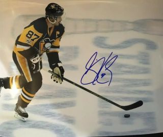 Sidney Crosby Signed Pittsburgh Penguins 8x10 Photo