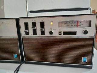 Vintage Peerless 8 Track Stereo Player With FM/AM Radio model PSR - 200 MX 3