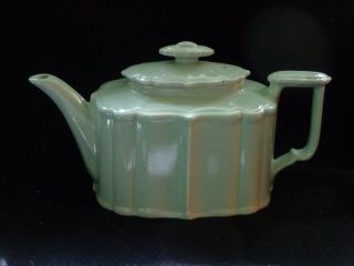 Vintage Hall Benjamin Teapot Celadon Green Victorian Line 1940 - 50 
