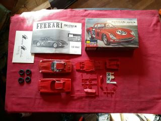 Vintage Monogram Ferrari 250 Gto Lm 1964 1/32 Model Slot Car