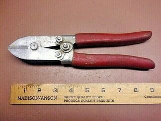 Vintage Malco C - 1 Duct Crimping Pliers Sheet Metal Ducting 5 Blade Hvac Usa Made