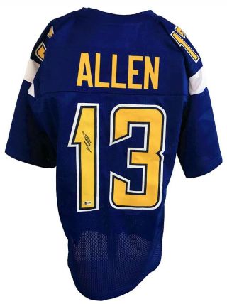 Keenan Allen Autographed Pro Style Color Rush Jersey Beckett Authenticated