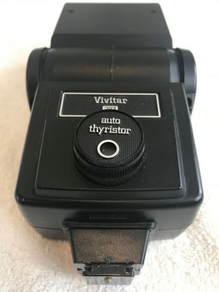 Vintage Vivitar 283 Auto Thyristor Flash Canon Nikon Pentax And