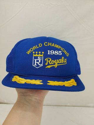 Vintage 1985 Kansas City Royals World Champions Cap