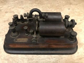 Vintage Western Electric Telegraph Morse Code Sounder 20 Ohms