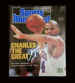 Charles Barkley Authentic Signed 1988 Sports Illustrated