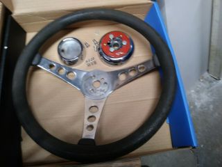 Vintage Superior Performance The “500” Rubber Steering Wheel With