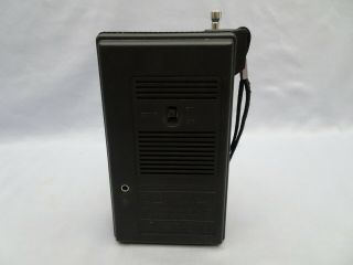 Vtg Sanyo AM/FM Portable Transistor Radio RP - 5050 9V Battery Incl 3