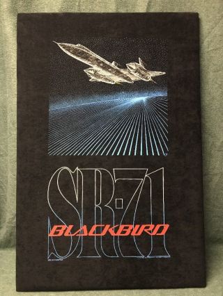 Blackbird Industries Velvet Poster 36x24 1987 Sr - 71 Skunkworks Lockheed