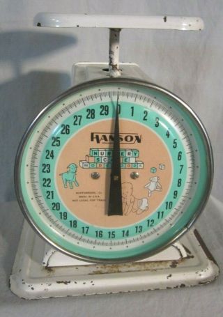 Hanson Vintage Baby Scale 30lb Capacity Model 3025
