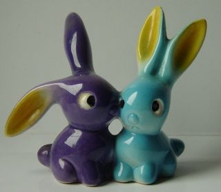 Cute Vintage 50s Walter Bosse Rabbit Bunny Porcelain Figurine Goebel W.  Germany
